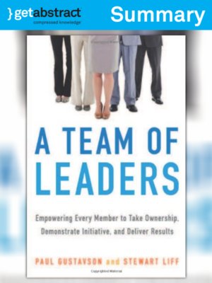 cover image of A Team of Leaders (Summary)